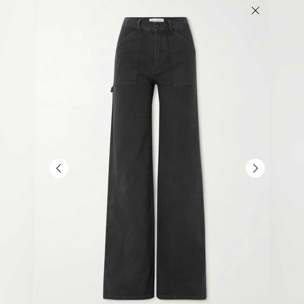 NWT!! Nili Lotan Quentin pant in Carbon sz 8